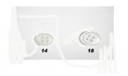 #612 White 4-Hole Shirt