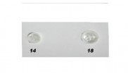TB-200 White 4-Hole Pearl Like