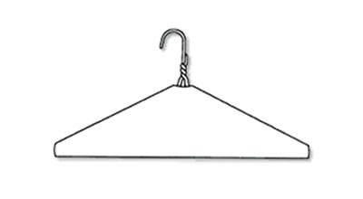 Caped Hangers 18" (500 per box)
